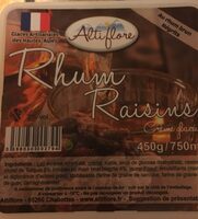 Glace rhum raisin
