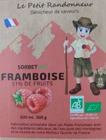 Sorbet bio framboise
