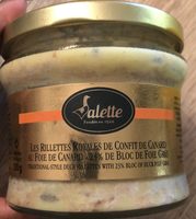 Les rillettes royales de confit de canard