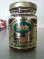 Compotée d échalottes Confites Aux Framboises