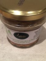 Terrine des 3 larrons dans le potager, canard, poulet et oie