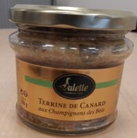 Terrine de canard aux champignons des bois