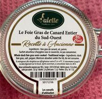 Foie gras canard entier