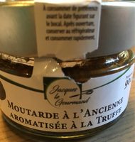 Moutarde à l'ancienne aromatisée à la truffe Jacques le Gourmand