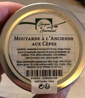 Moutarde à l'ancienne aux cèpes