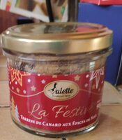 Terrine de canard aux épices de Noël