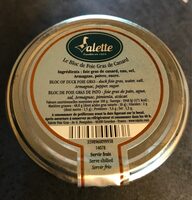 Le bloc de foie gras de canard