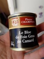 Bloc de foie gras de canard