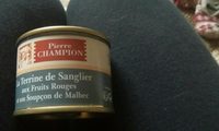 Terrine de Sanglier aux fruits rouges