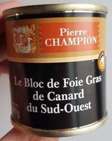 Bloc de foie gras de canard du Sud Ouest
