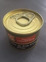 Le bloc de foie gras d'oie