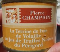Terrine de foie de volaille au jus de truffes noires du Périgord
