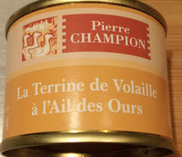 La terrine de volaille à l'ail des Ours