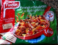 Pennes et Boulettes à la Bolognaise, Surgelés
