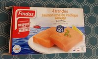 Tranches saumon rose du pacifique