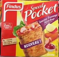 Speed Pocket Saucisse Fromage Ketchup