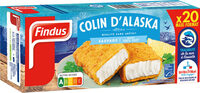 Tranches panées de Colin d'Alaska MSC