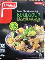 Mon plat gourmand boulgour legumes du soleil