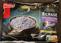 Écrasé pommes de terre violettes