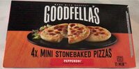 4x mini stonebaked pizzas