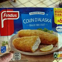 Colin d'Alaska pané fish and chips