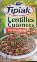 Lentilles cuisinées