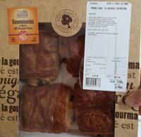 Pain chocolat par 4 beurre charrette Poitou