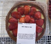 Tarte fraise 4p 450g