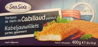 Filets de cabillaud panées