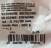Poivron Bicolore