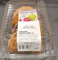 Chaussons pommes framboise