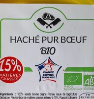 Haché pur bœuf  bio