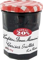 Confiture cerises griottes 370g+20%gr