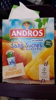 Pommes ananas en gourde sans sucres ajoutés