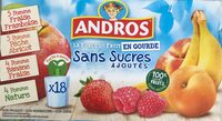 Compotes en gourde aux fruits sans sucres ajoutés