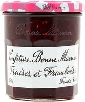 Confiture fraises et framboises