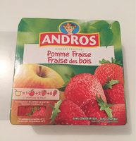 Dessert fruitier Pomme Fraise Fraises des Bois