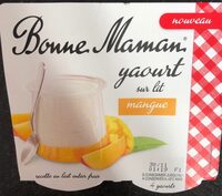 Yaourt sur lit mangue