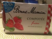 Bonne Maman compotée Fraises infusion basilic