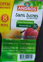 Compote Poire Williams Pomme Nature