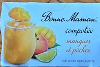 Compotée Mangue et Pêche Délicate Bergamote