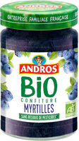 Confiture bio myrtilles