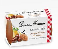 Compotée poire à la crème de marron