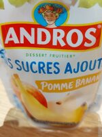 Compote Andros sans sucres ajoutés