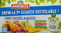 Compote andros sans sucres ajoutés