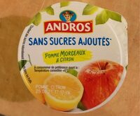 Pomme morceaux & citron