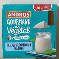 Gourmand & Végétal ferme fondant Nature