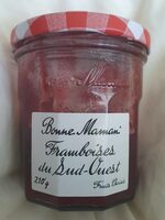 Confiture framboises du Sud Ouest