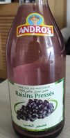 Jus de raisins pressés