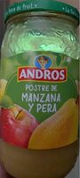 Postre de manzana y pera